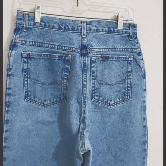 CHIC by H-I-S High rise 'Mom Jeans' 80s size 10 tall retro thick denim - Picture 4 of 13